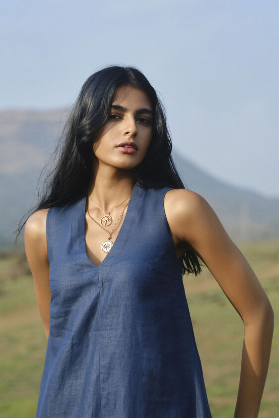 Root Core A-Line Dress - Midnight, Midnight Blue, image 2